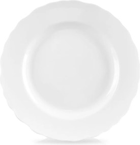 Desszert Tányér Kis Csempe Sütemény Porcelán Fehér Klasszikus 19,5 cm