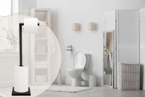 Álló WC papír tartó Black 322744