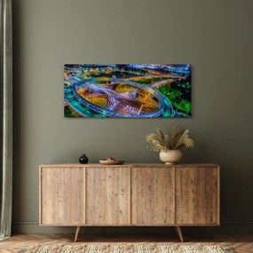 Kép - éjszakai panoráma (120x50 cm)