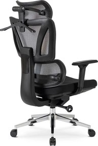 DELSIN forgószék ergonomikus fekete lábtartóval