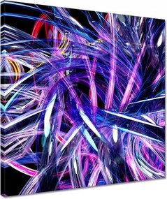 Vászonkép 40x40 Lila fülbevaló Tüskék