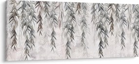 Kép - Fűzfa gallyak szürke vakolatban (120x50 cm)