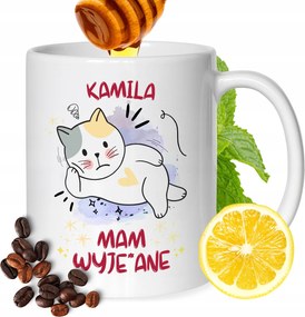 Bögre Kamilla Barátnőknek Ajándék Nyomtatott Fehér 330ml