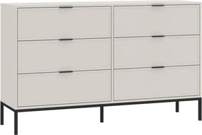 DECO 6 fiókos szekrény/komód | Kasmír