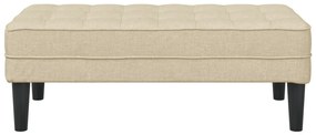 Kárpitozott pad Krém 113x57x39 cm