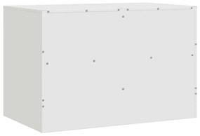 fehér acél TV-szekrény 67 x 39 x 44 cm