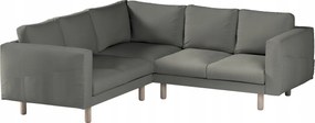 Dekoria Norsborg 4 személyes sarokkanapé huzat Ikea szürke
