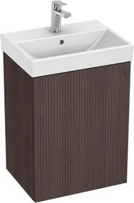 Jika Cubito Style mosdószekrény mosdó nélkül 43x56,5x33 cm sötét dió H40J4451023561