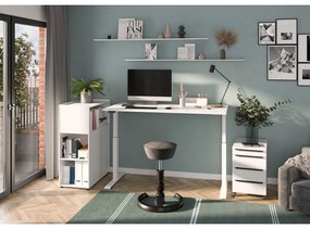 Fehér könyvespolc 80x120 cm Mailand – Germania