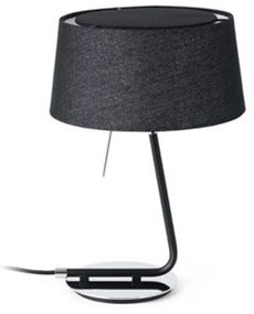 FARO HOTEL asztali lámpa, fekete, E27 foglalattal, IP20, 29947
