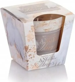 Karácsonyi gyertya paraffin pohárban Angel Wings Bartek Candles