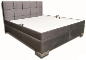 Franciaágy  160 cm Elissa (matrac nélkül) (fa léces ágyráccsal). 1052027