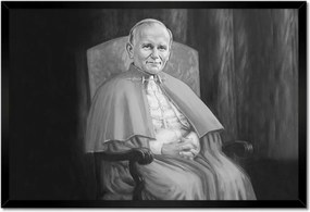 Poszterek keretben 60x40 II. János Pál pápa 2