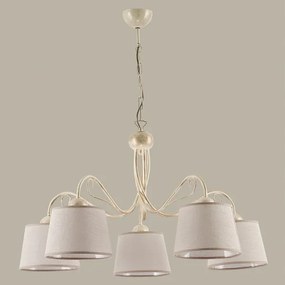 Jupiter 1354 - KM 5 E - Csillár láncon KAMELIA 5xE27/60W/230V