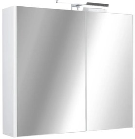 TMP SHARP Tükrös fürdőszobai szekrény LED világítással - 75 cm