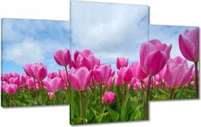 Vászonkép 100x60 Tulipánok Valentin napra