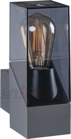 Kerti fali lámpa Kanlux grafit E27 10 W