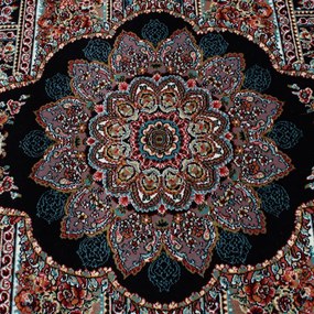Perzsa szőnyeg türkiz TABRIZ 160x230 luxus nappali szőnyeg akrilból