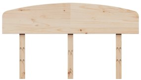 tömör fenyőfa fejtámla 160 cm