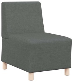sötétszürke szövet kanapéfotel 55 cm