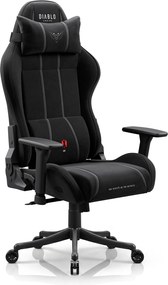 Gamer szék szövet fekete Small Size: Diablo X-One 2.0 Burned Black