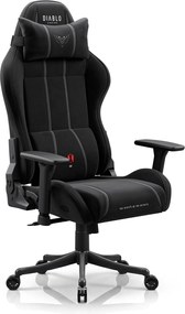 Szövet gamer szék fekete Diablo X-One 2.0 Burned Black Small