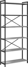 vidaXL Könyvespolc Szürke sonoma 40 x 30 x 85 cm Faanyag