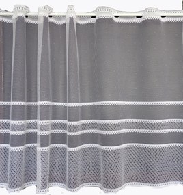 Mg Irigység jacquard M47 fehér 90cm 3,6m