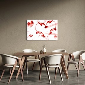 Szív a füstből képe (90x60 cm)