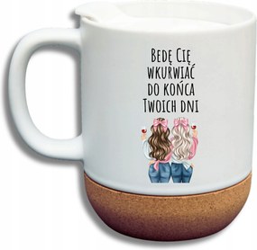 Fehér Bögre Parafa Vicces Ajándék A Napjaid Végéig