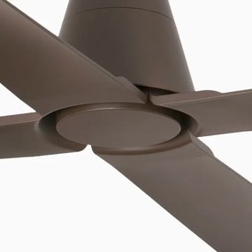 FARO 33490 - Mennyezeti ventilátor TYPHOON IP44 barna + távirányítás