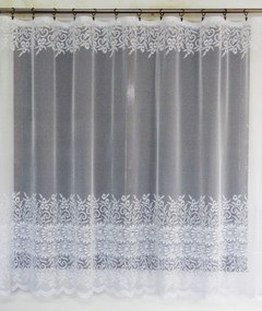 Mg Függöny jacquard 4276 Fehér 200X160 kész szalaggal