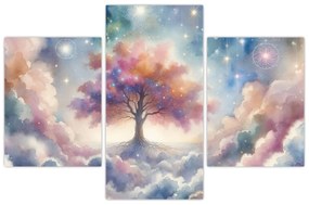 Kép – Életfa a felhőkben (90x60 cm)