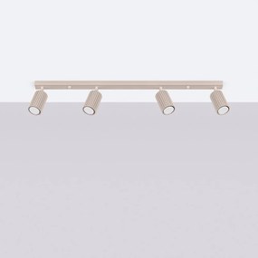 Szürkésbarna fém spotlámpa 6,5x81 cm Gleam – Sollux