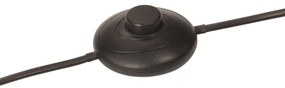 vintage ezüst állólámpa 25 W 75x75x90-150 cm E27