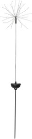 Firework kültéri napelemes LED lámpa fehér diódákkal, magasság 100 cm - Star Trading