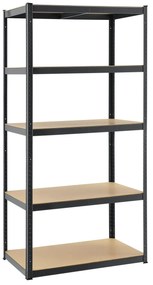 Juskys Polc 200x100x60 cm - szürke