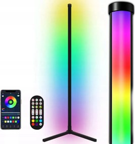 Rgb LED-es álló sarok lámpa távirányítóval Alkalmazás Szivárvány Hatás 3D