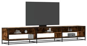 füstös tölgy színű szerelt fa TV-szekrény 270 x 40 x 46 cm