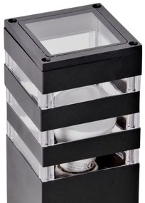 Kültéri lámpa TEKSAS 1xE27/12W/230V IP44 74 cm antracit