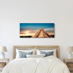 A híres maja emlékmű képe (120x50 cm)