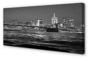 Canvas képek Bridge folyó panoráma 125x50 cm