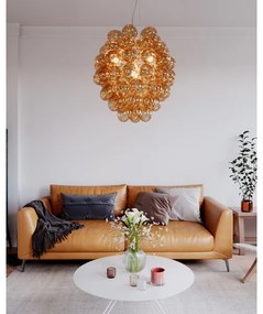 ByRydens 4202230-5512 - Csillár zsinóron DELUXE 4xE14/5W/230V füstös/barna