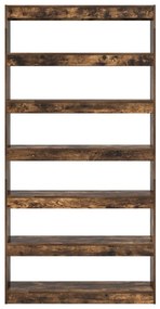 Barna könyvespolc Barna Műgyanta 100 x 30 x 198 cm
