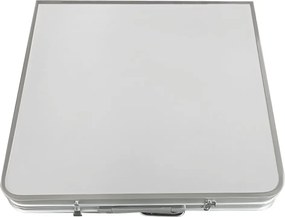 Összecsukható kempingasztal, 120 cm, alumínium/MDF, KEPI TYP 1