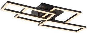 RÁBALUX 71389 DRUSUS Modern LED Mennyezeti Lámpa Fekete IP20