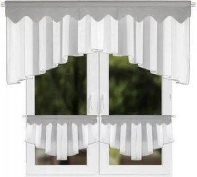 Függöny Ív a konyhába 200x130 Irigy Hónaljmirigy Stílusos Ablak Dekoráció L616