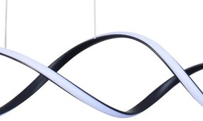 LED Csillár zsinóron INFINITO LED/34W/230V fekete