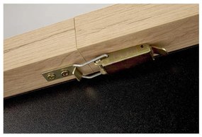 Aseado étkezőasztal, artisan tölgy / fekete
