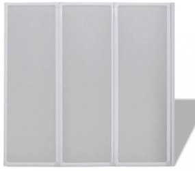 Zuhany kádparaván Fal 117 x 120 cm 3 panelek összecsukható